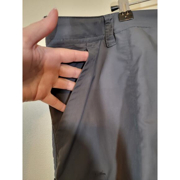 REI Women's Adventure Convertible Pants Shorts Zip Off Cargo Dark Gray Size 18W - Picture 6 of 9